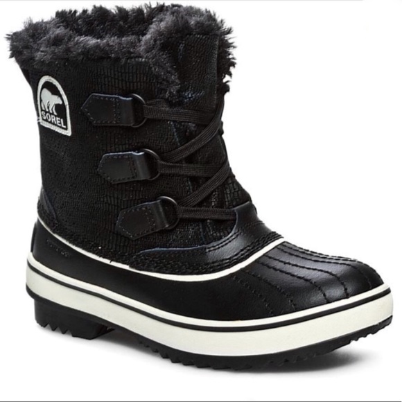 Sorel Shoes - Sorel Black Waterproof Boots Tivoli Winter Snow